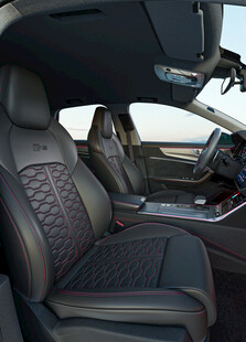 豪华汽车内部精致座椅展示