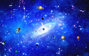 梦幻璀璨的宇宙星空景象