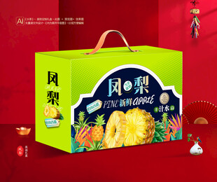 凤梨包装 菠萝礼盒