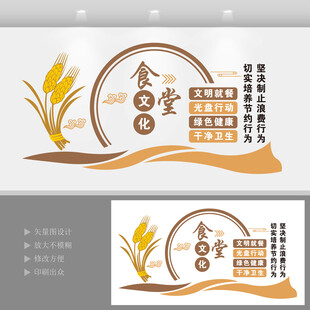食堂文化墙