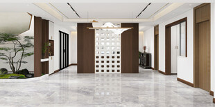 现代简约风格宽敞入户大厅