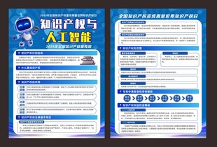 知识产权与人工智能海报