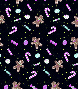 圣诞糖果图案背景