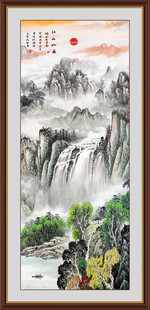 锦绣山河国画