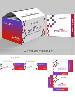 几何渐变科技包装