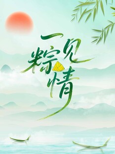 端午节海报一见粽情海报
