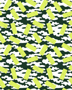 黄绿几何图案背景纹理