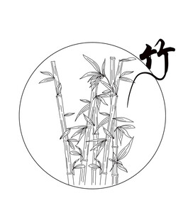 竹子 矢量图