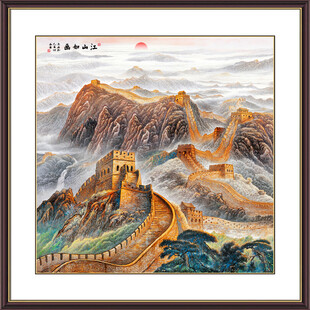 长城玄关装饰画