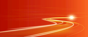 轨道速度光线未来科技红色背景