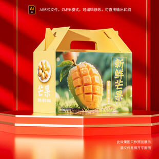 新鲜芒果包装盒