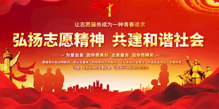 志愿者活动背景