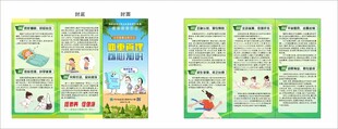 体重管理核心知识宣传折页设计
