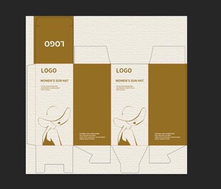 女士帽子管式盒