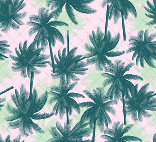 热带棕榈树图案背景