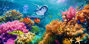 海底世界背景图