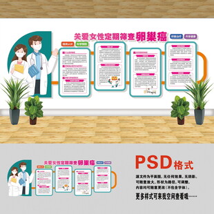 卵巢癌筛查文化墙