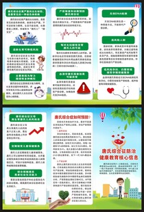 世界唐氏综合征日三折页