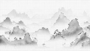 圆点激光镂空山水