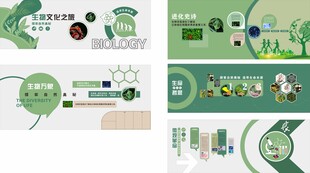 生物实验室文化墙