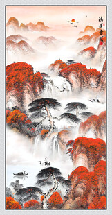 鸿运当头玄关画