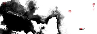 禅意水墨画