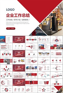 物流运输快递行业总结计划PPT