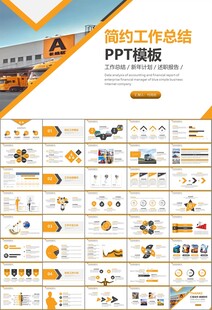 物流运输快递行业总结计划PPT