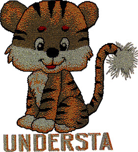 可爱卡通小老虎形象