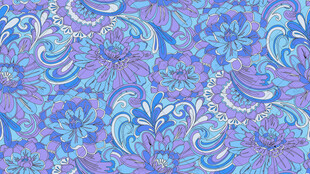 梦幻蓝紫抽象花纹图案