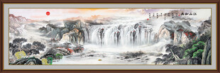 巨幅山水画