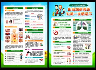 2025年世界无烟日宣传单