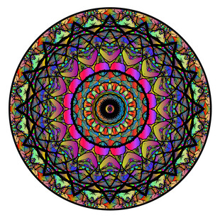 圆形教堂玻璃天花吊顶