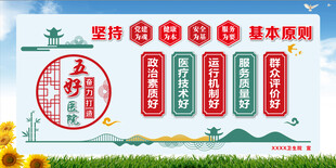 五好医院 宣传栏