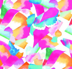 多彩抽象水彩图案背景