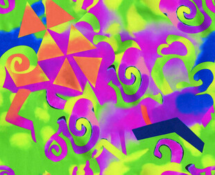 多彩抽象几何图案背景