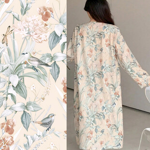 清新花卉图案背景纹理