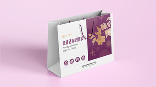 保健食品手提袋样机