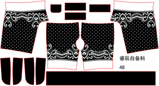 女士波点蕾丝服饰配件