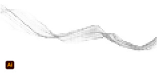 飘逸线条抽象艺术图形