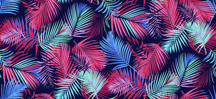 多彩抽象叶片图案纹理