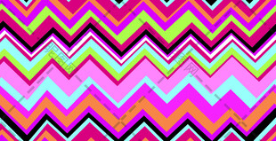 多彩锯齿形几何图案背景