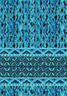 蓝色几何图案纹理背景