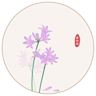 换锦花矢量花卉插画