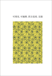 佩斯利图案 腰果图案 民族图案