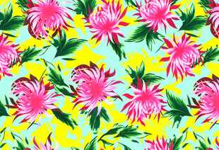 缤纷花卉图案背景设计