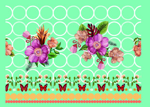 花卉图案装饰设计