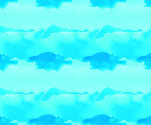 蓝调水彩风几何图案背景