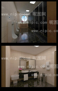 卫生间现代简约风格室内空间展示