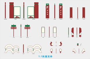 乡村景区标识标牌